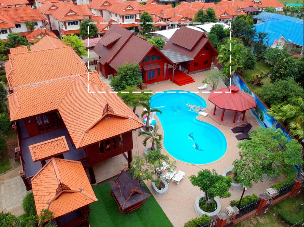 Вилла (Вилла с выходом к бассейну), Baan Thai Lanna Pattaya