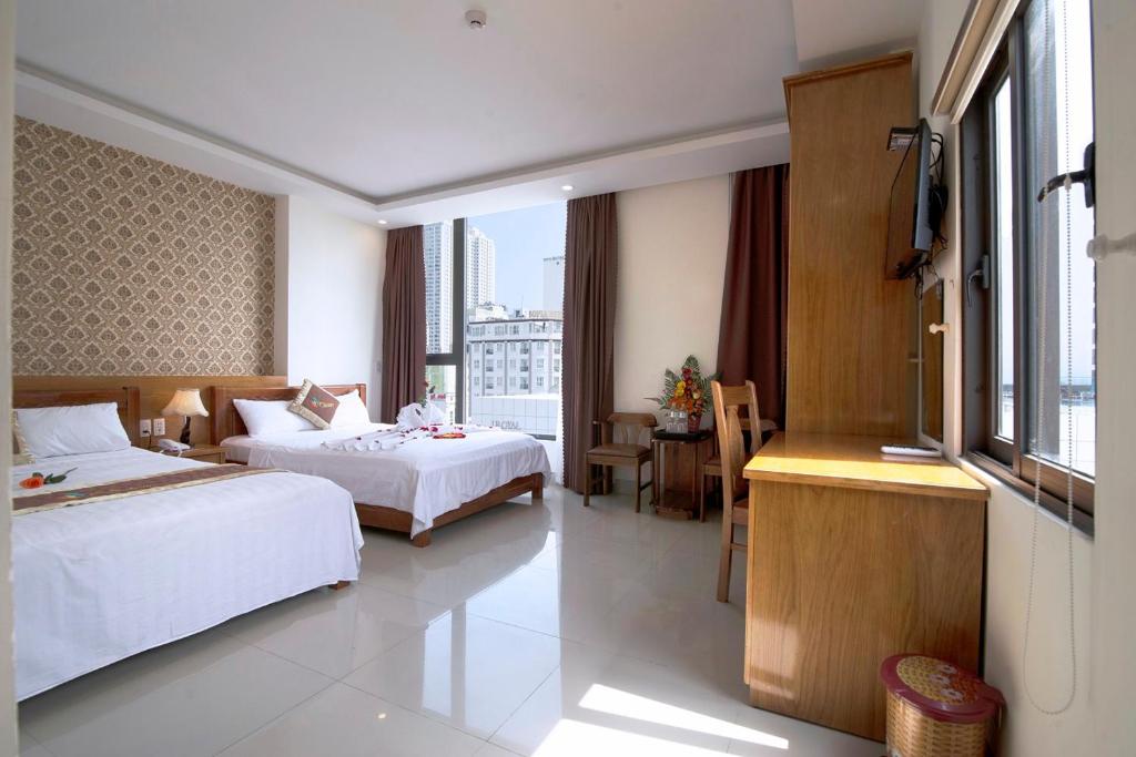 Семейный (Семейный суперлюкс), Charming Danang Hotel