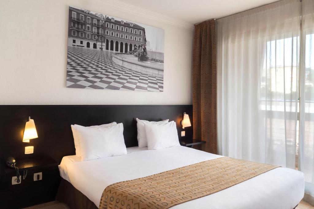Апартаменты (Апартаменты с 1 спальней и видом на город (для 4 взрослых)), Aparthotel Adagio Nice Promenade des Anglais