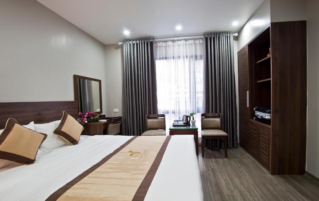 Двухместный (Улучшенный двухместный номер с 1 кроватью), Victor Hanoi Hotel