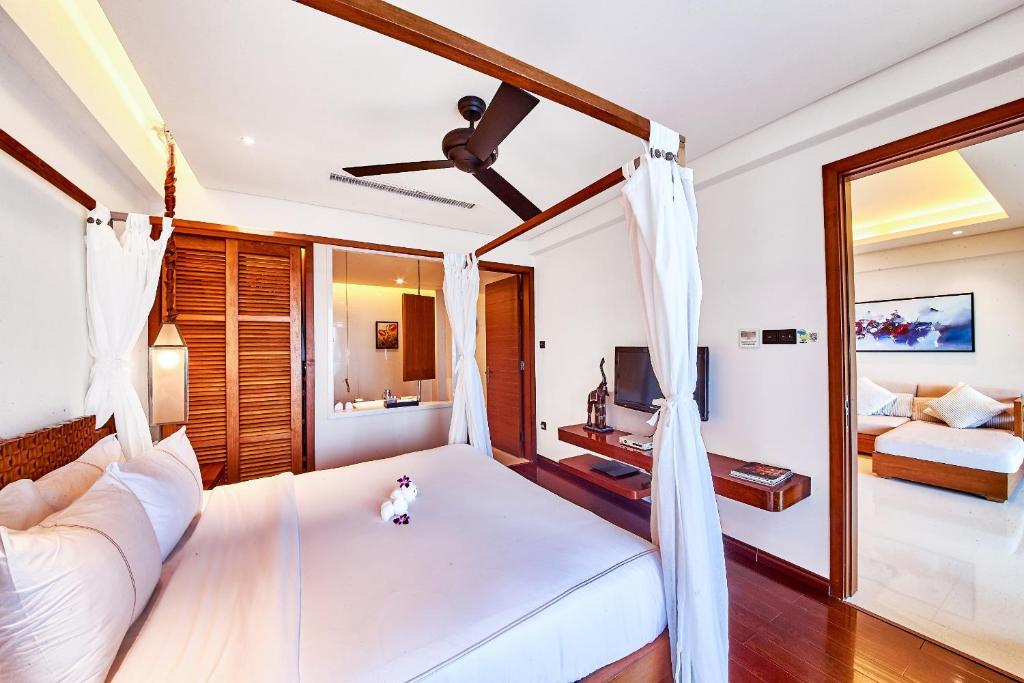 Сьюит (Семейный суперлюкс с двумя спальнями и видом на море), Ocean Sonic Resort Sanya