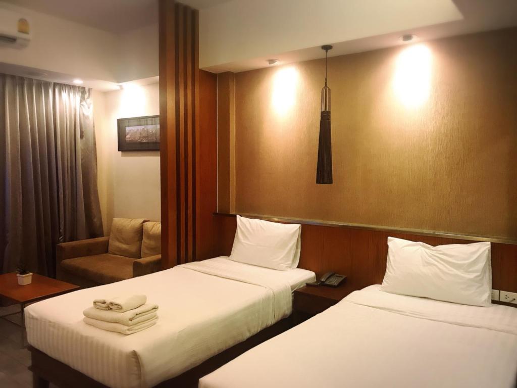 Двухместный (Двухместный номер Делюкс с 2 отдельными кроватями), Inn Residence Serviced Suites