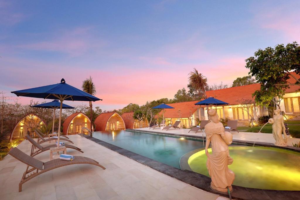 Двухместный (Двухместный номер Делюкс с 2 отдельными кроватями), Bukal Sari Villas Uluwatu