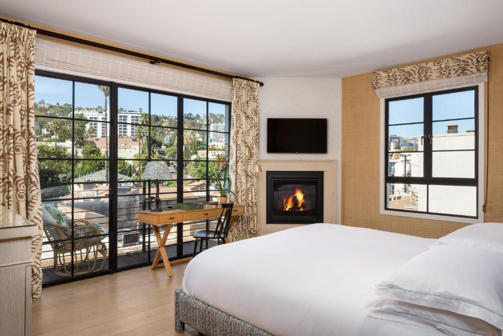 Двухместный (Номер Делюкс с кроватью размера «king-size»), Hotel 850 SVB West Hollywood at Beverly Hills