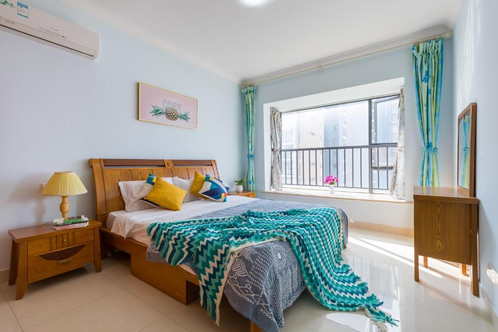 Двухместный (Mainland Chinese Citizens - Twin Beds with Deluxe Garden View), Sanya Shenba Bala Seaview Apartment