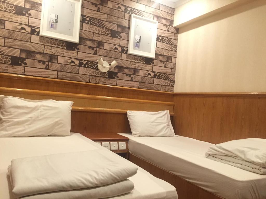 Двухместный (Двухместный номер Делюкс с 2 отдельными кроватями), USA Hostel Hong Kong
