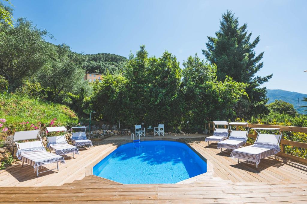 Exclusive beautiful pool house surrounded by greenery, modern, luxury finishes photo 2