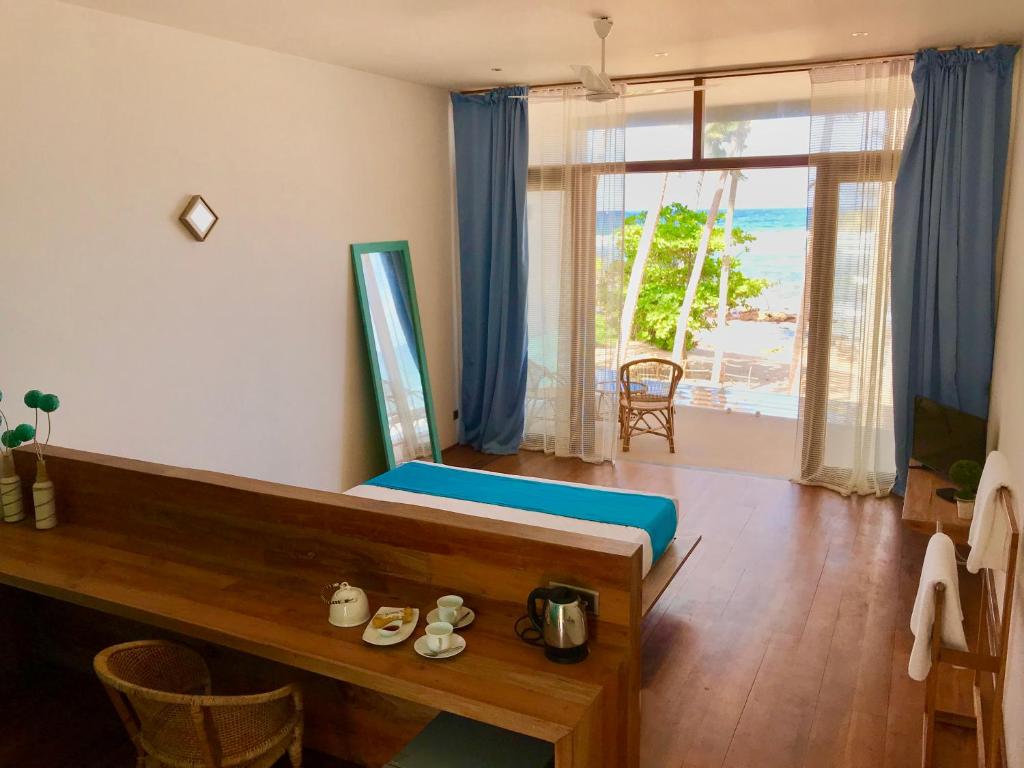 Двухместный (Двухместный номер Делюкс с 1 кроватью, душем и видом на море), SerendipItaly Ayurveda Boutique Hotel