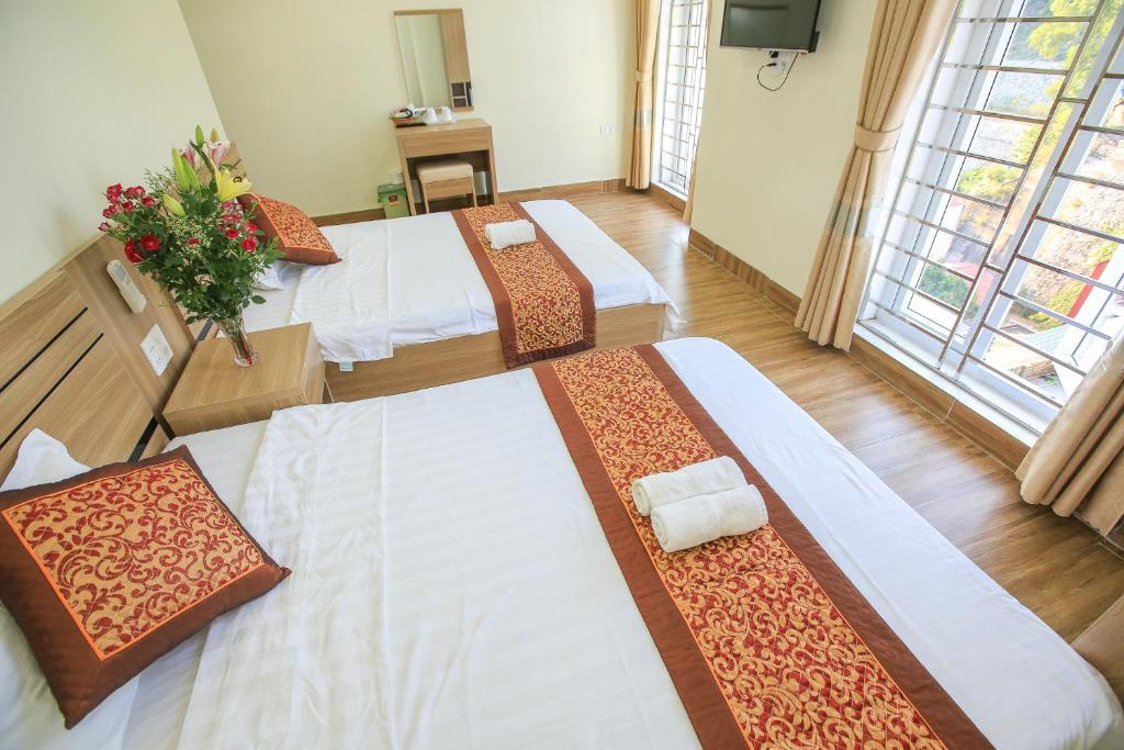 Семейный (Семейный номер с видом на горы), Cat Ba Green Hotel