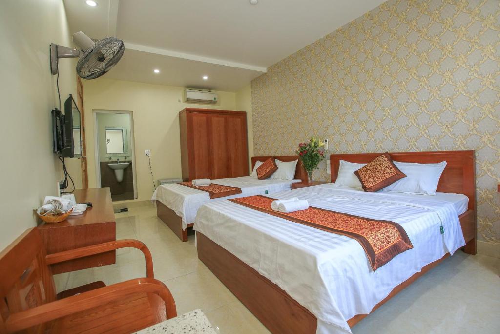 Семейный (Семейный номер с видом на горы), Cat Ba Green Hotel