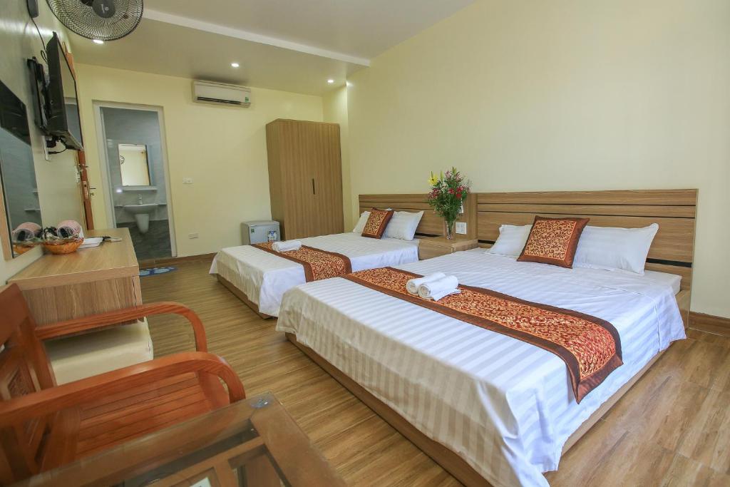 Семейный (Семейный номер с видом на горы), Cat Ba Green Hotel