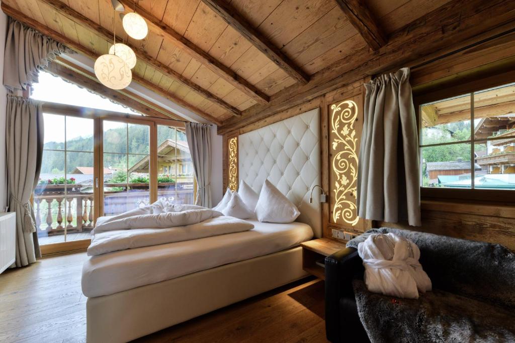 Двухместный (Двухместный номер с 1 кроватью и балконом), Naturparkhotel Ober-Lechtalerhof