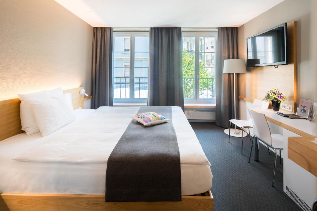 Двухместный (Двухместный номер с видом на город), Best Western Plus Hotel Zürcherhof