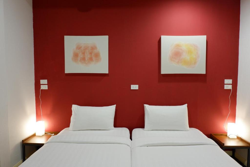 Двухместный (Двухместный номер Делюкс с 2 отдельными кроватями), Peace Factory Hostel