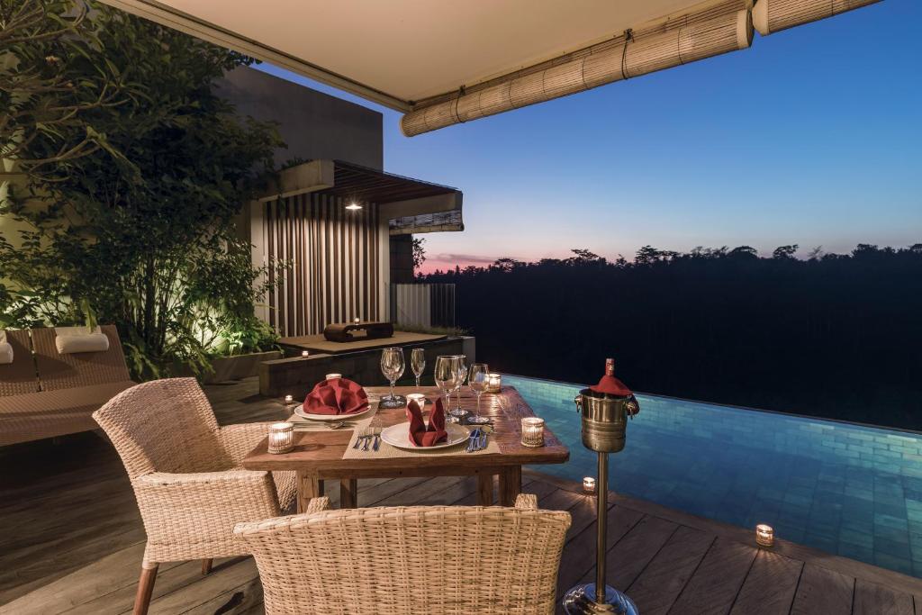 Вилла (Королевская вилла с 1 спальней, собственным бассейном и бесплатными привилегиями, вид на реку), Ayuterra Resort