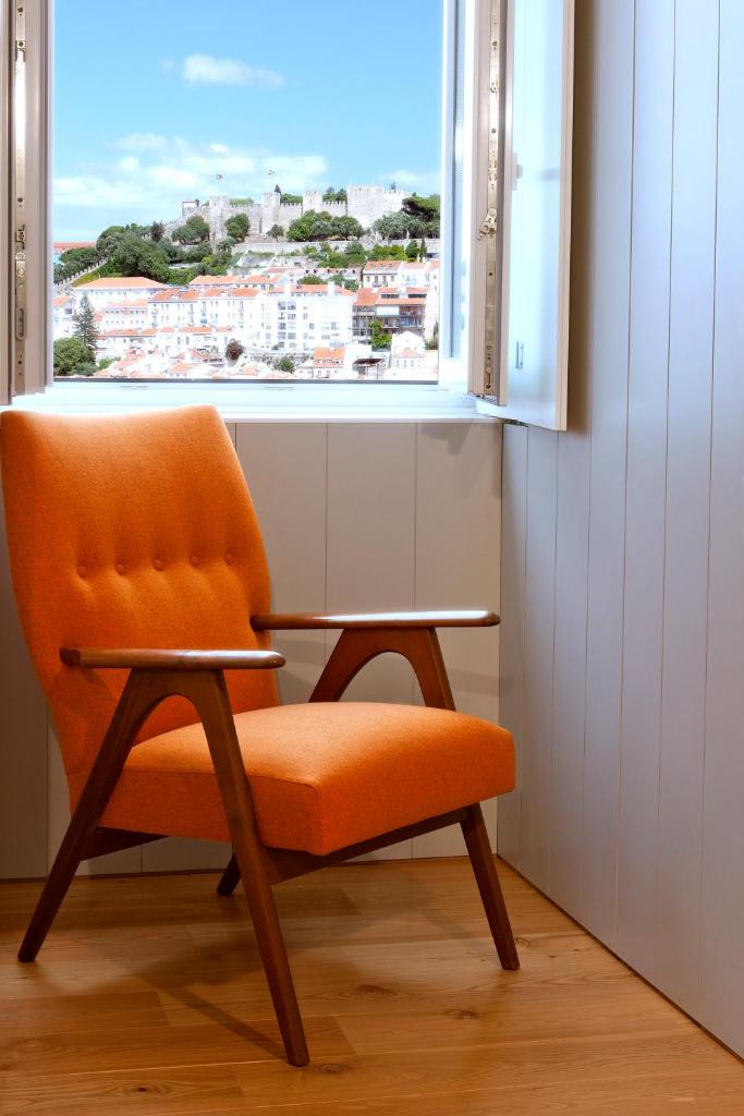 Двухместный (Номер «Премиум» с видом на реку и замок), Lisboa Carmo Hotel