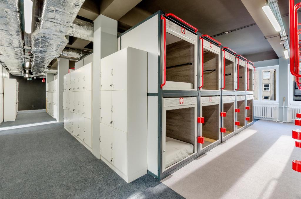 Одноместный (Верхний одноместный номер), Kapsuła Hostel Warszawa