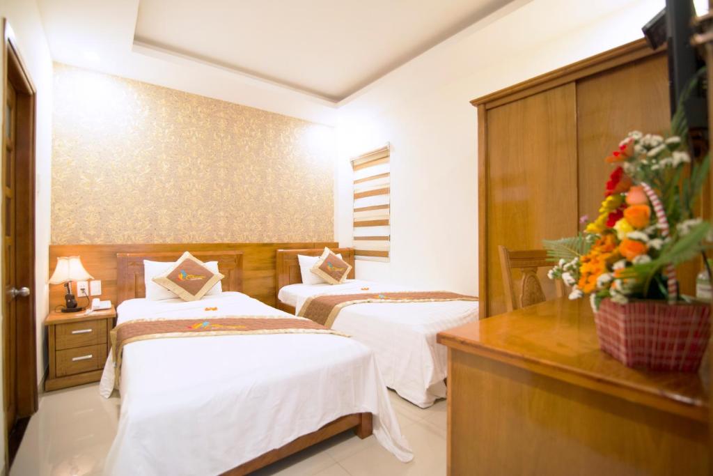 Двухместный (Двухместный номер с 2 отдельными кроватями), Charming Danang Hotel
