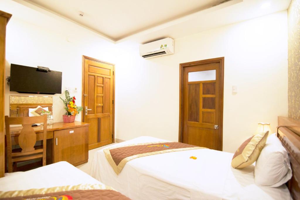Двухместный (Двухместный номер с 2 отдельными кроватями), Charming Danang Hotel