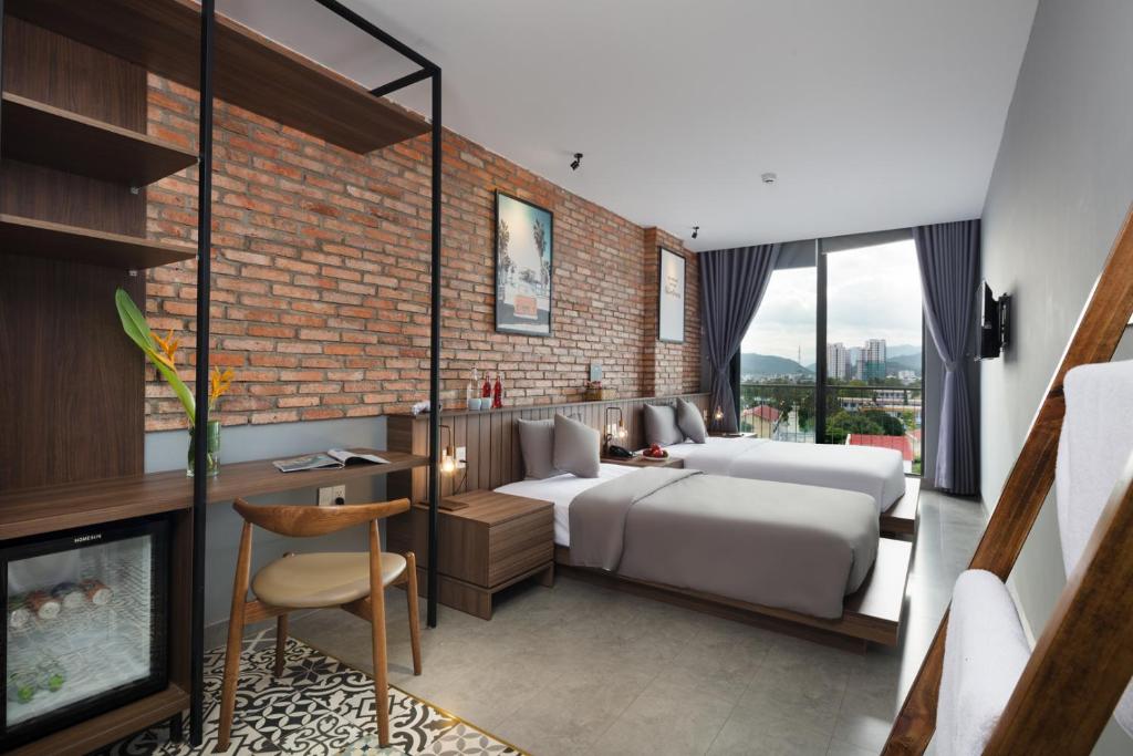 Трехместный (Улучшенный трехместный номер), Marilyn Boutique Hotel Nha Trang