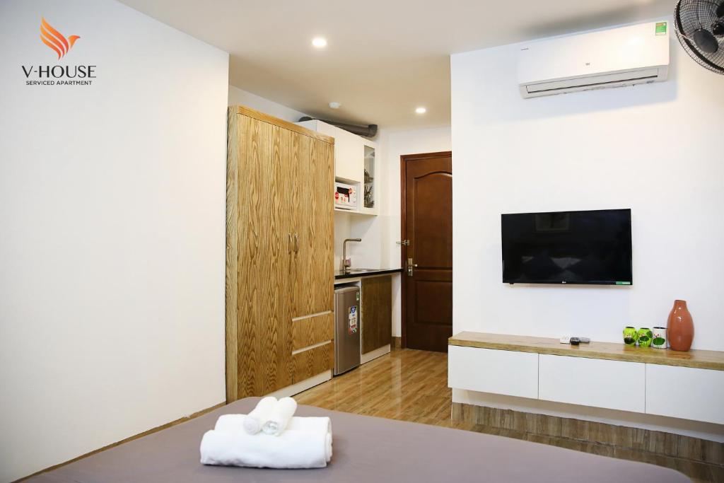 Двухместный (Стандартный двухместный номер с 1 кроватью), V House 5 Serviced Apartment