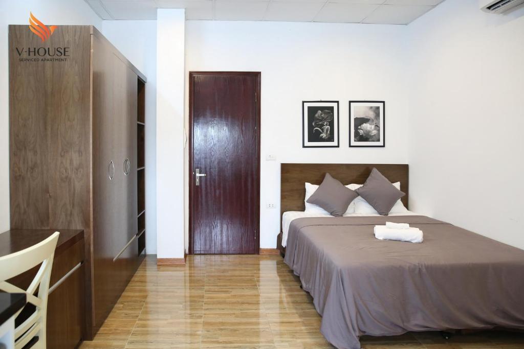 Двухместный (Двухместный номер Делюкс с 1 кроватью), V House 5 Serviced Apartment
