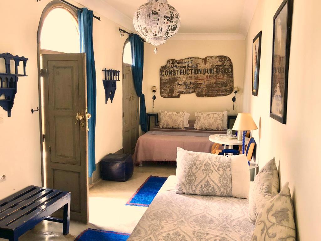 Трехместный (Трехместный номер Majorelle), Riad Le Coq Berbère