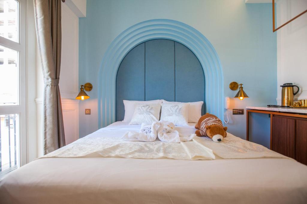 Двухместный (Двухместный номер Делюкс с 1 кроватью и балконом), White Mansion Penang