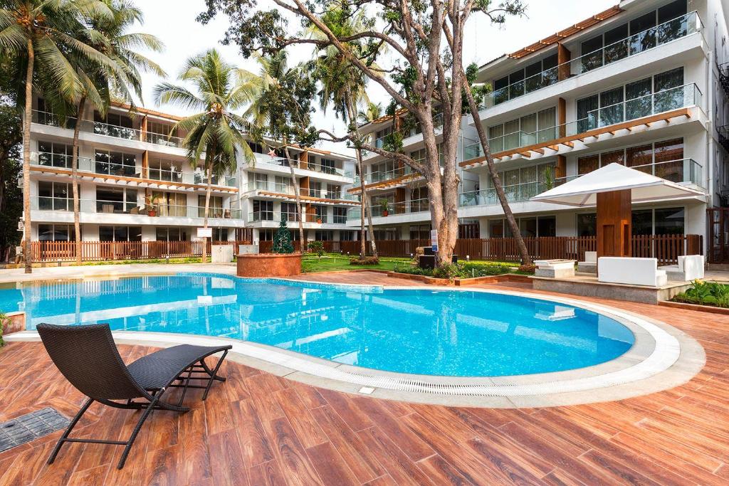 Апартаменты (Апартаменты с видом на бассейн), Calangute Wave