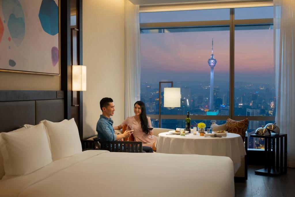 Двухместный (Номер Signature Sky Retreat с кроватью размера «king-size»), Banyan Tree Kuala Lumpur