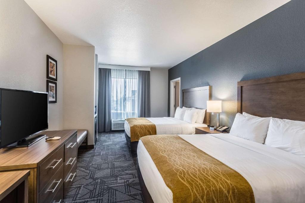 Семейный (Номер с 2 кроватями размера «queen-size» – Для некурящих), Comfort Inn & Suites Salt Lake City Airport