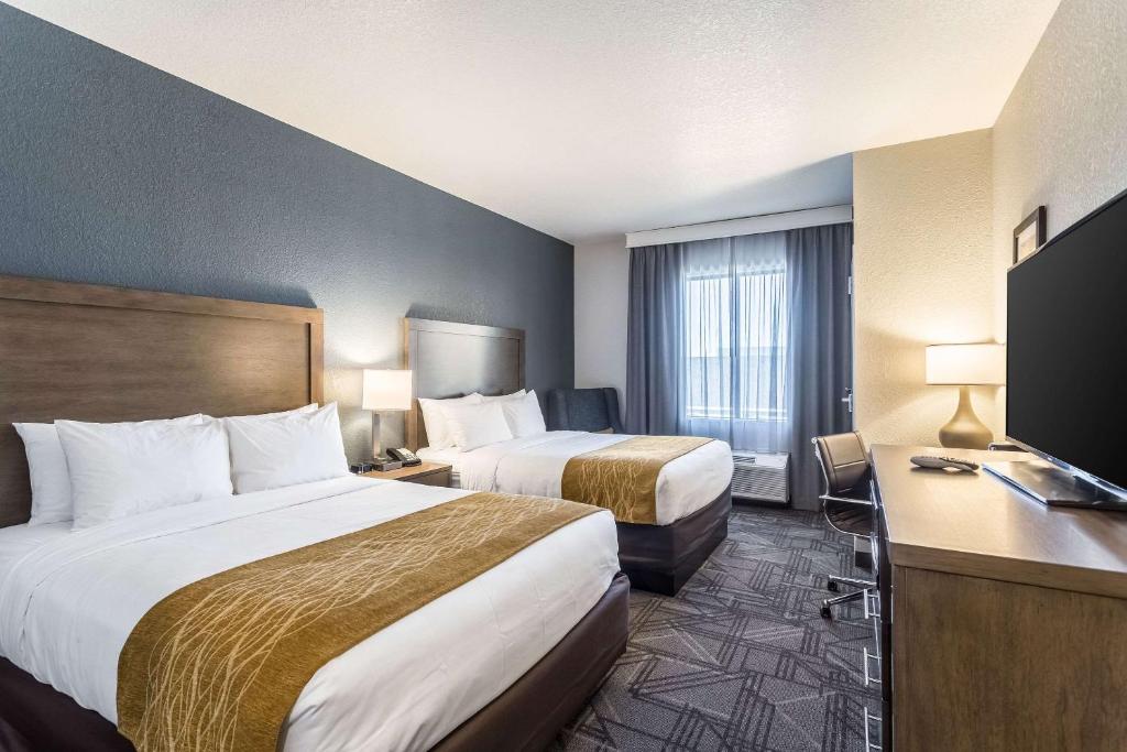 Семейный (Номер с 2 кроватями размера «queen-size» – Для некурящих), Comfort Inn & Suites Salt Lake City Airport