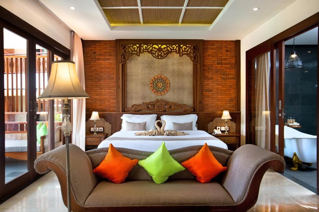 Сьюит (Полулюкс, вид на бассейн, бесплатный послеобеденный чай), Green Field Resort Ubud