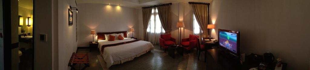Двухместный (Двухместный номер Делюкс с 1 кроватью), Villa Hue Hotel