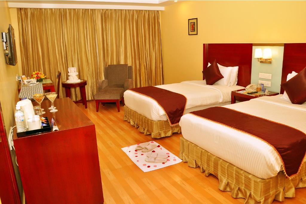Двухместный (Deluxe Twin Room with Free Drop to Sipcot IT Park), Gokulam Park Sabari OMR