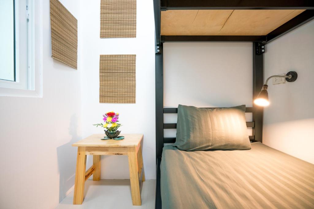 Двухместный (Отдельный номер с двухъярусной кроватью), Dhub Hostel Donmueng