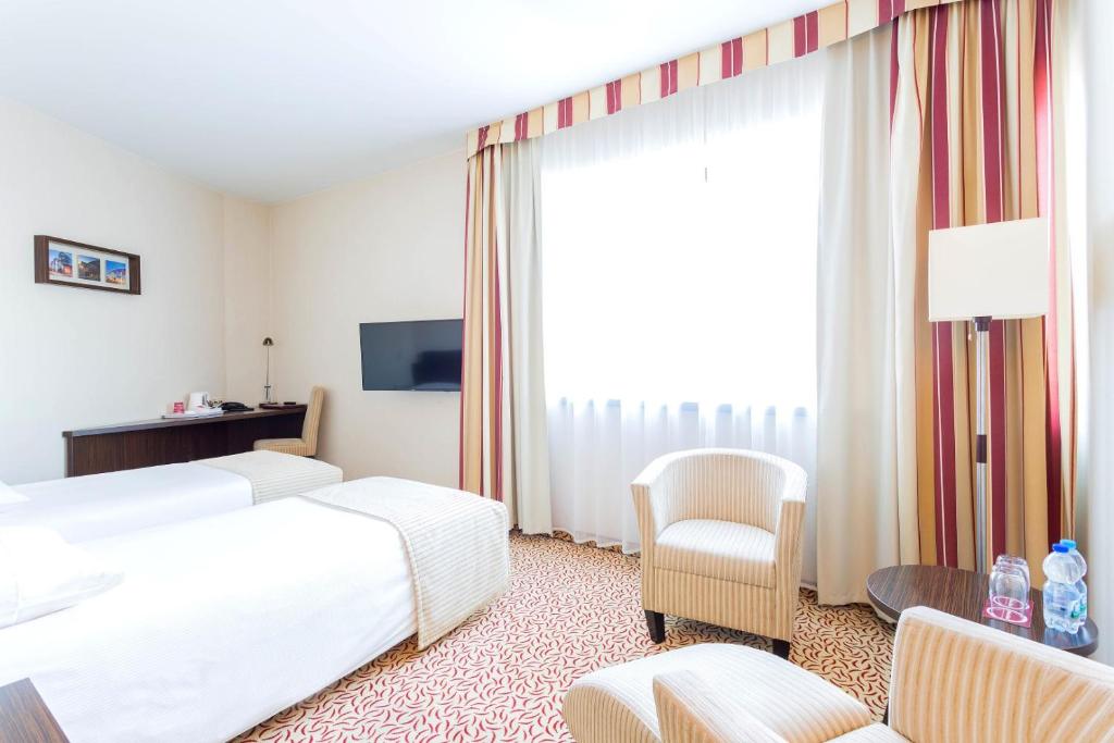 Двухместный (Двухместный номер с 2 отдельными кроватями), Qubus Hotel Łódź