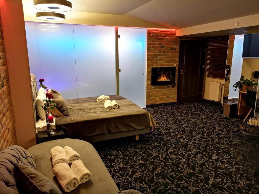 Апартаменты (Улучшенные апартаменты с камином и гидромассажной ванной), Best Hotel Agit Congress&Spa