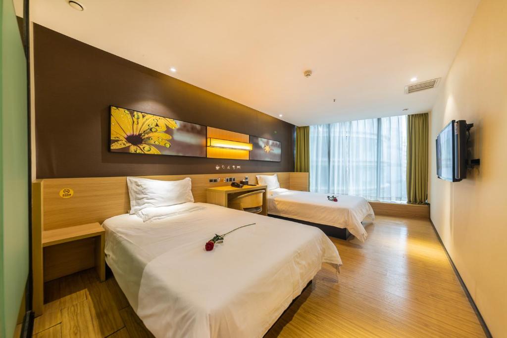 Двухместный (Mainland Chinese Citizens - IU Super Twin Room), IU Hotel Chongqing Jiefangbei