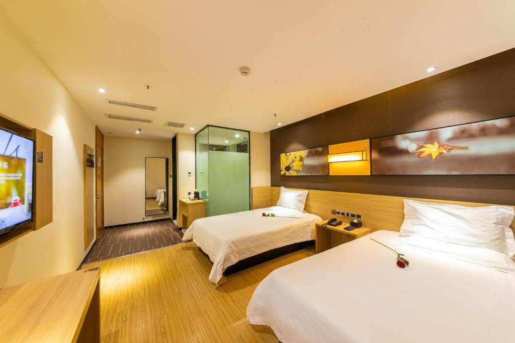 Двухместный (Mainland Chinese Citizens - IU Comfort Twin Room), IU Hotel Chongqing Jiefangbei
