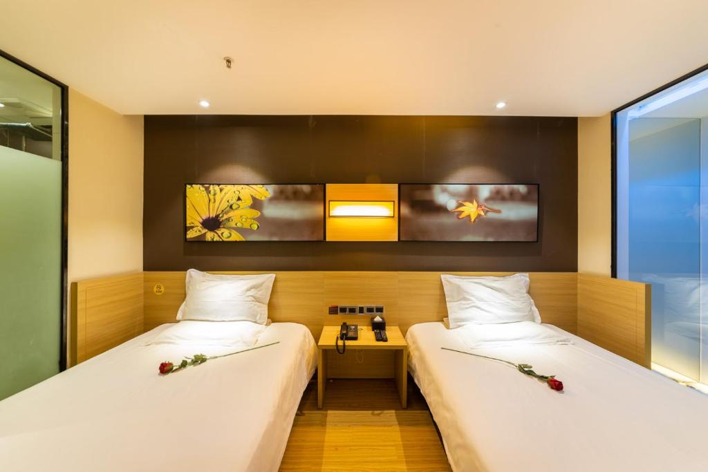 Двухместный (Mainland Chinese Citizens - IU Comfort Twin Room), IU Hotel Chongqing Jiefangbei