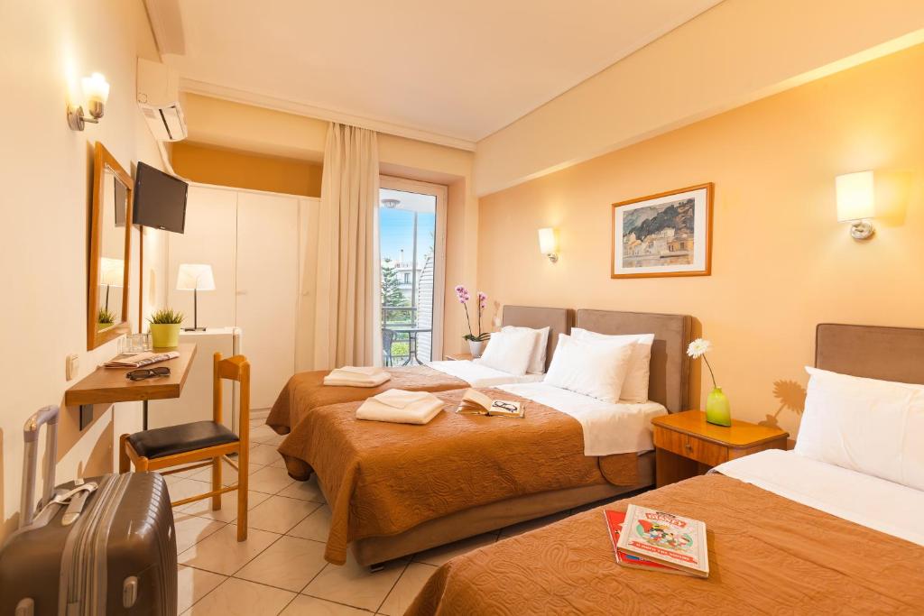 Трехместный (Трехместный номер), Minavra Hotel