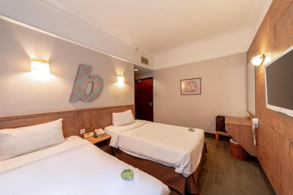 Двухместный (Двухместный номер Делюкс с 2 отдельными кроватями), Hotel Bencoolen Singapore