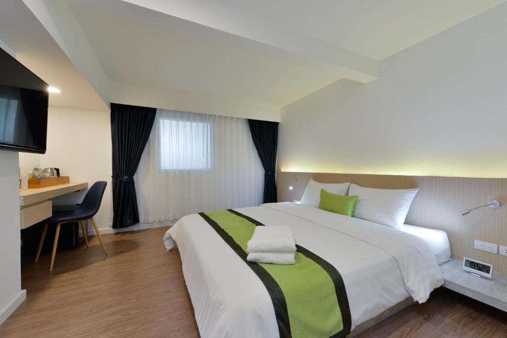 Двухместный (Улучшенный двухместный номер с 1 кроватью), iCheck inn Sukhumvit 19