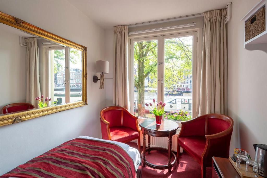 Трехместный (Трехместный номер с видом на канал), Amsterdam House Hotel Eureka