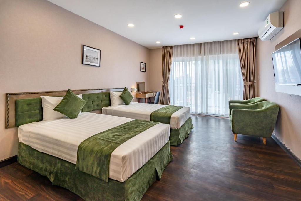 Двухместный (Двухместный номер Делюкс с 2 отдельными кроватями), Emerald Central