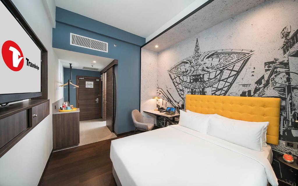 Двухместный (Улучшенный двухместный номер с 1 кроватью), Travelodge City Centre