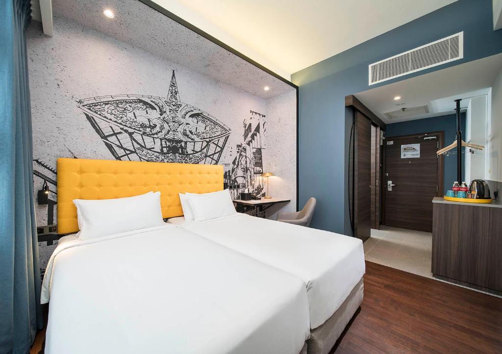 Одноместный (Улучшенный двухместный номер с 2 отдельными кроватями), Travelodge City Centre