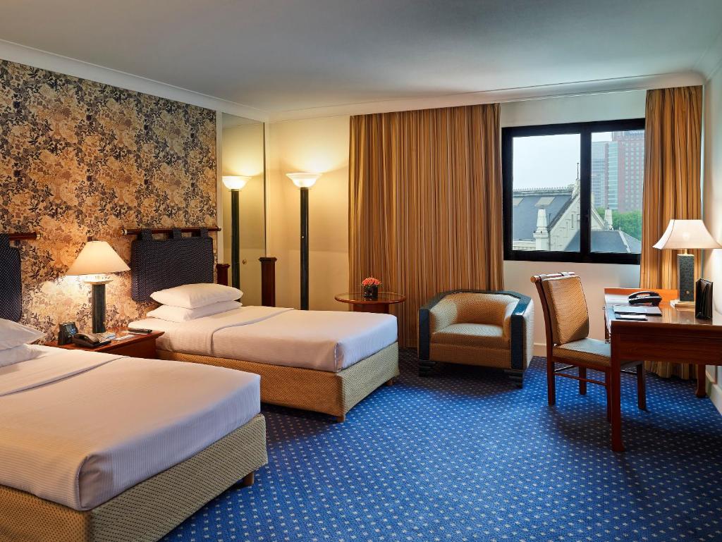 Трехместный (Представительский двухместный номер Hilton с 2 отдельными кроватями и правом посещения представительского лаунджа), Hilton Hanoi Opera
