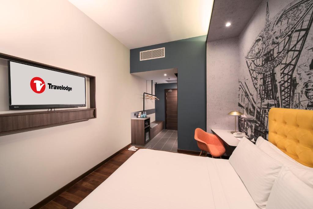 Двухместный (Улучшенный двухместный номер с 1 кроватью), Travelodge City Centre
